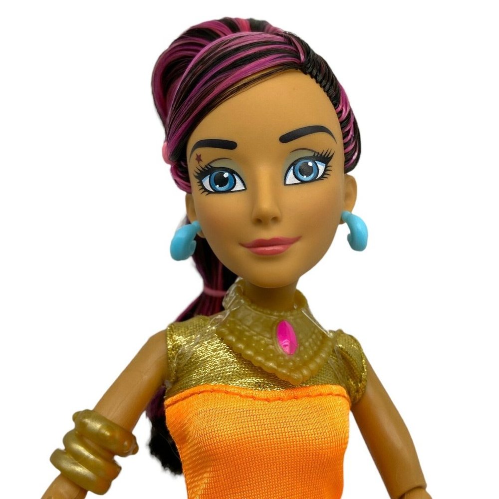 Disney Descendants Neon Lights Jordan of Auradon Prep Doll / EUC   No Shoes.